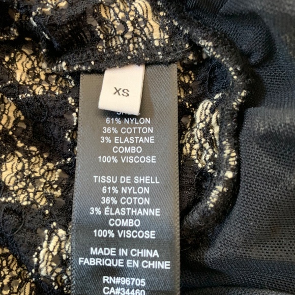 PEPLUM STRETCHY LACE TOP - BUBBLE HEM - Picture 5 of 11